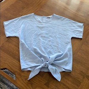 Madewell Front Tie Button Down Back